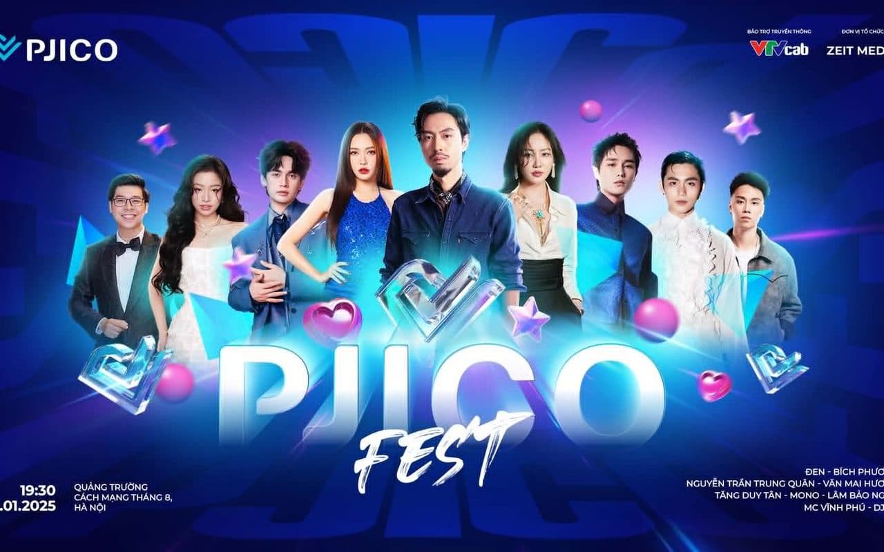 PJICO FEST stage with line-up of Vietnamese artists