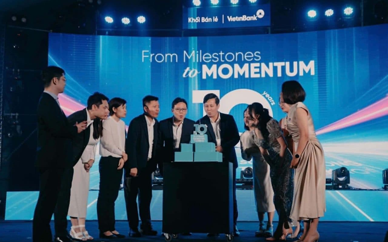 Vietinbank Retail Banking 10th anniversary stage