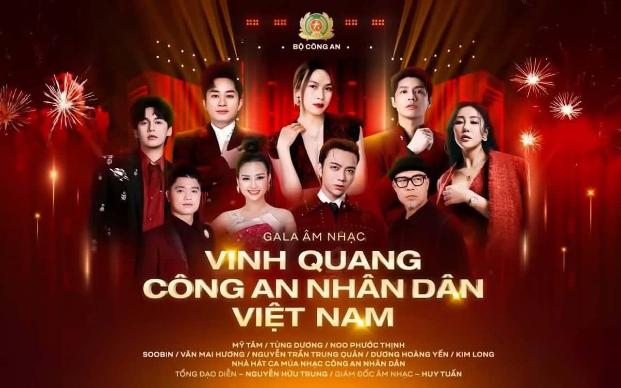 Vinh Quang CAND Vietnam national music gala