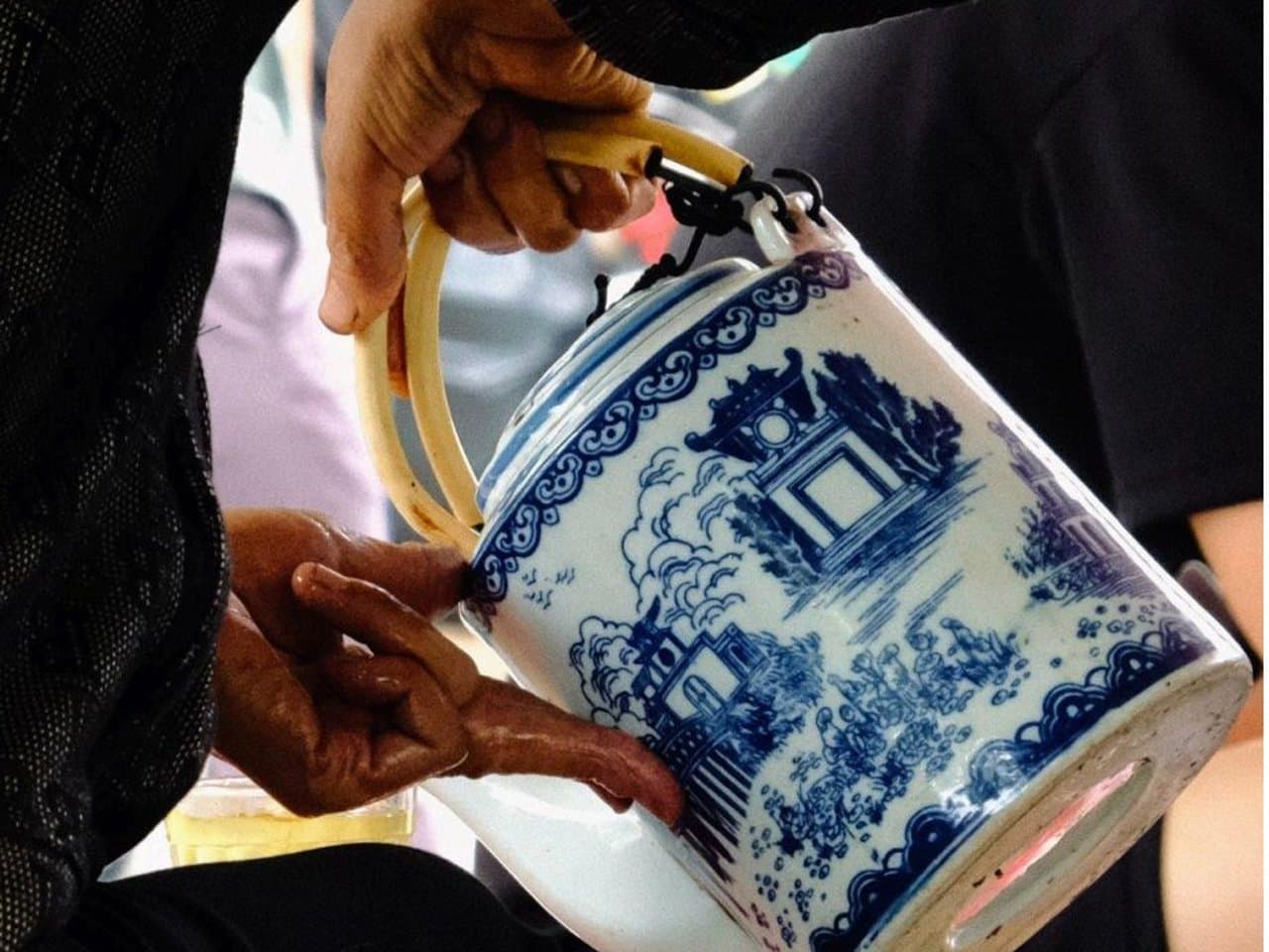The sidewalk tea culture of Hanoi